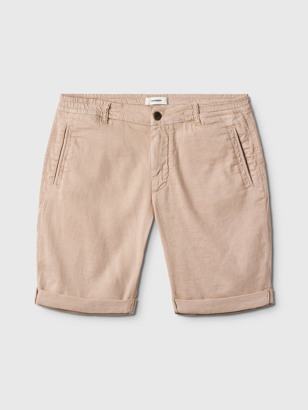 Jet Twill Linen Shorts - Humus