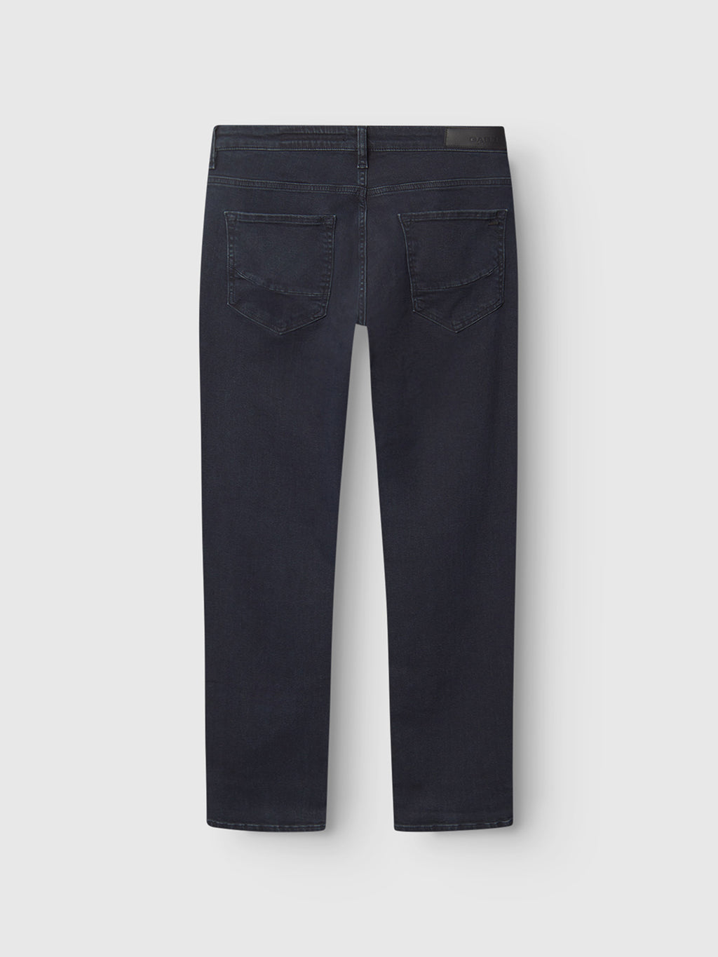 Gabba Marc Panter dark blue denim regular fit jeans shown from the back, with two rear pockets and a black waistband label, displayed against a light gray background.