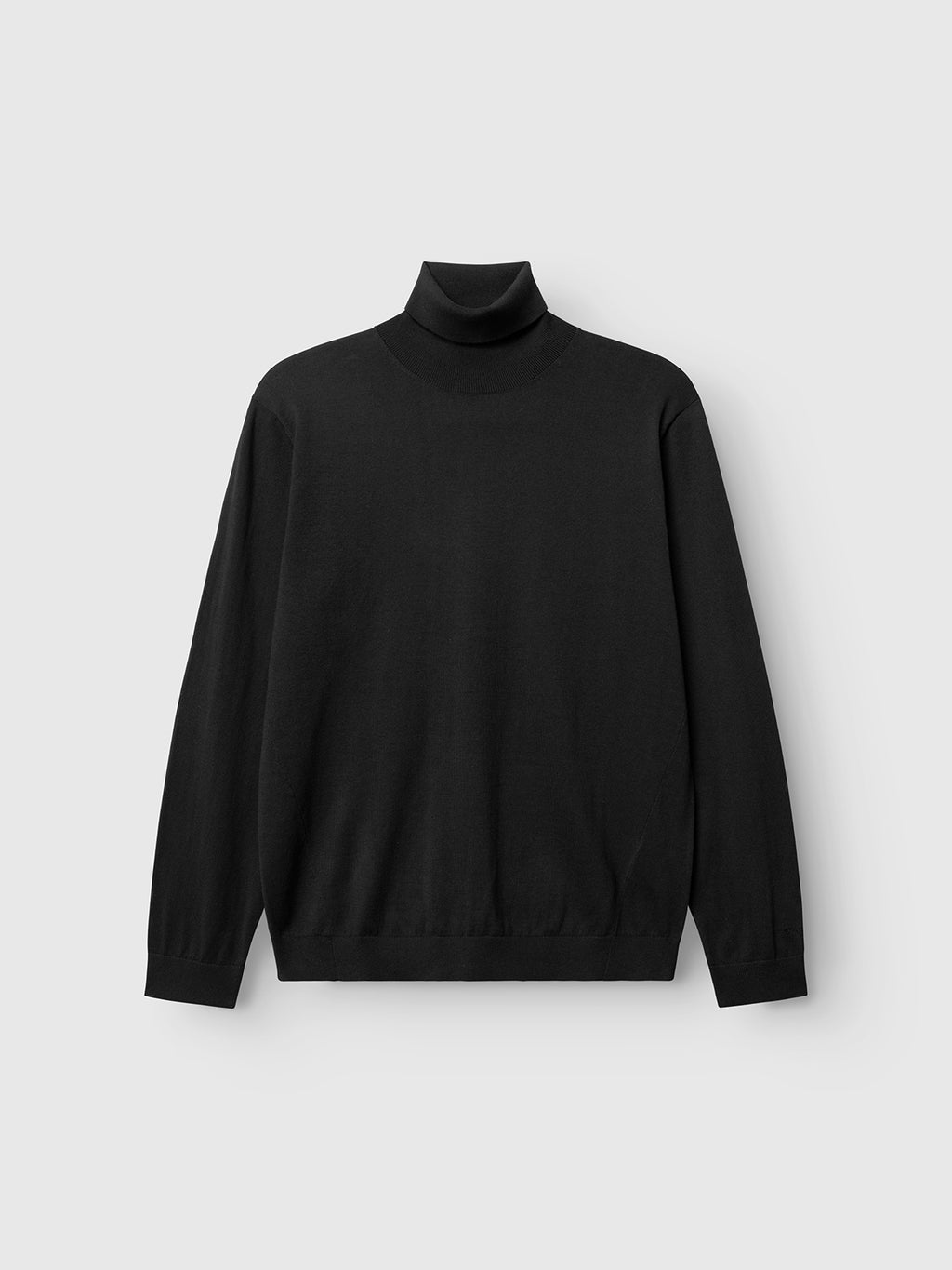 The Gabba Aris Prex - Black roll neck sweater is shown laid flat on a light gray background.