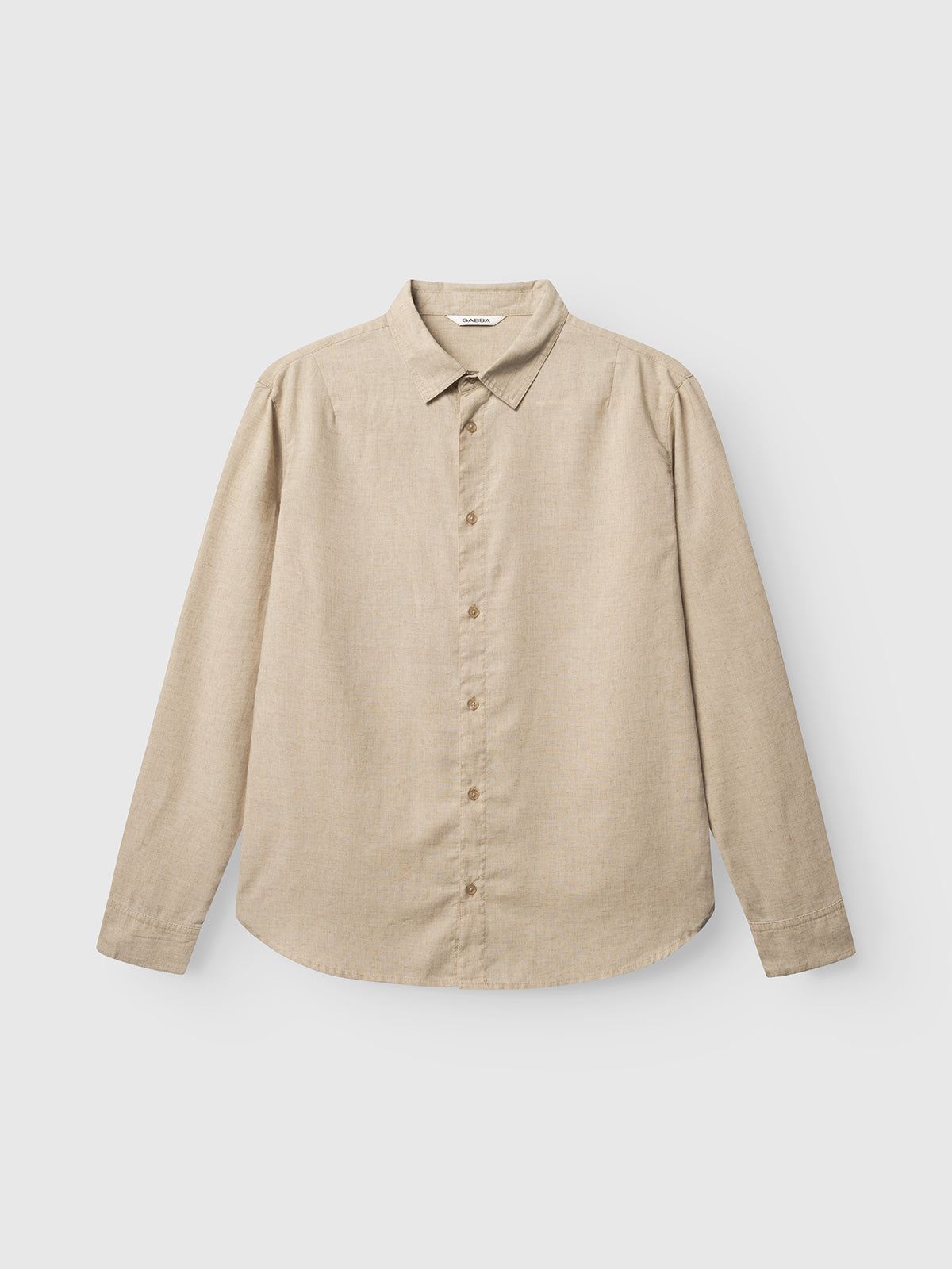 GABsven Reg Lins LS Shirt - Sand – Gabba