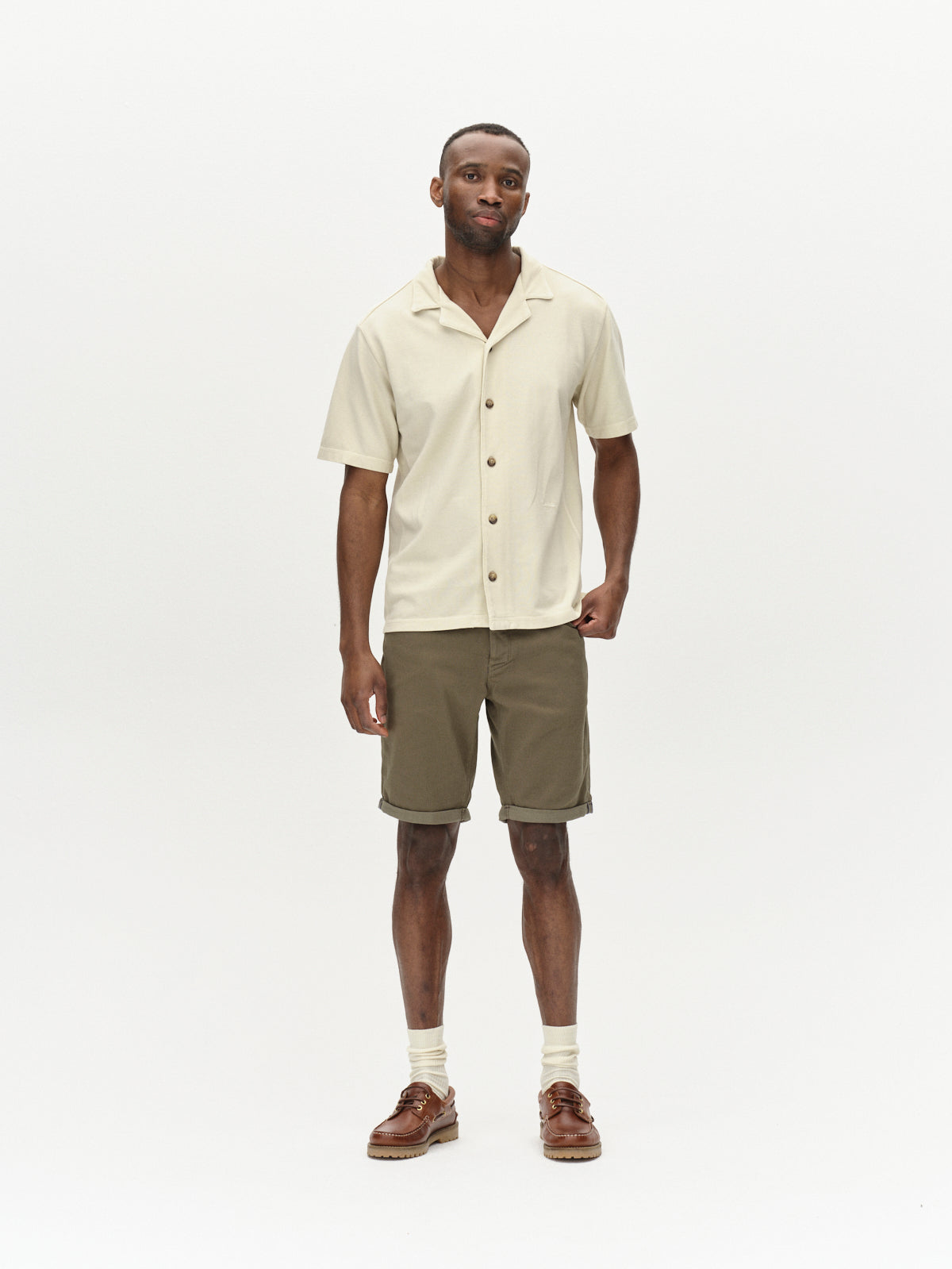 GABjason K3995 SANZA Shorts - Dusty Olive – Gabba