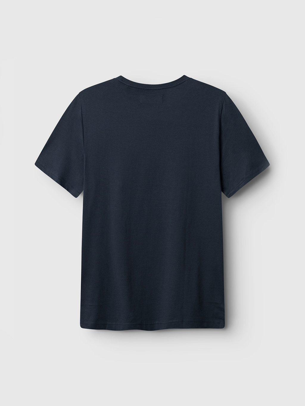 The Gabba Dune Logo SS GOTS t-shirt in Total Eclipse is shown from the back, laid flat on a light gray background.