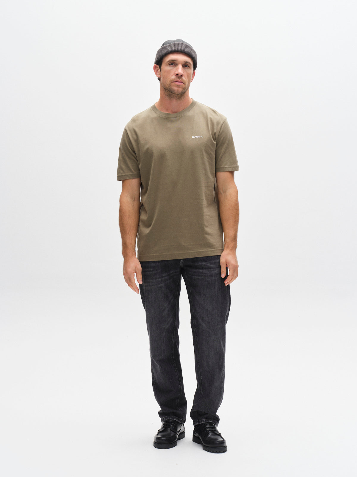 GABdune Logo SS GOTS - Deep Lichen Green – Gabba
