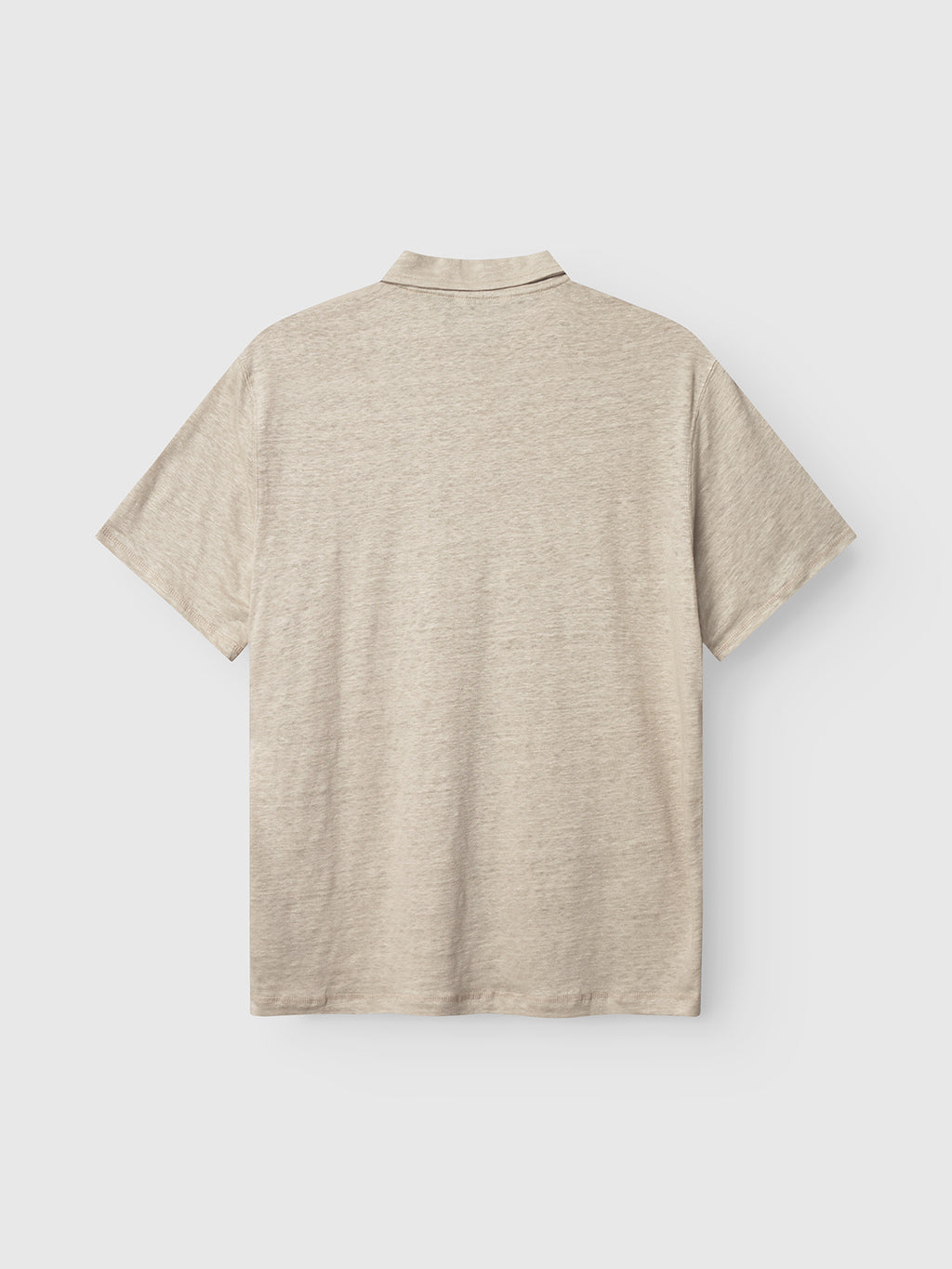 Duke Linen Polo SS - Sand Plaza