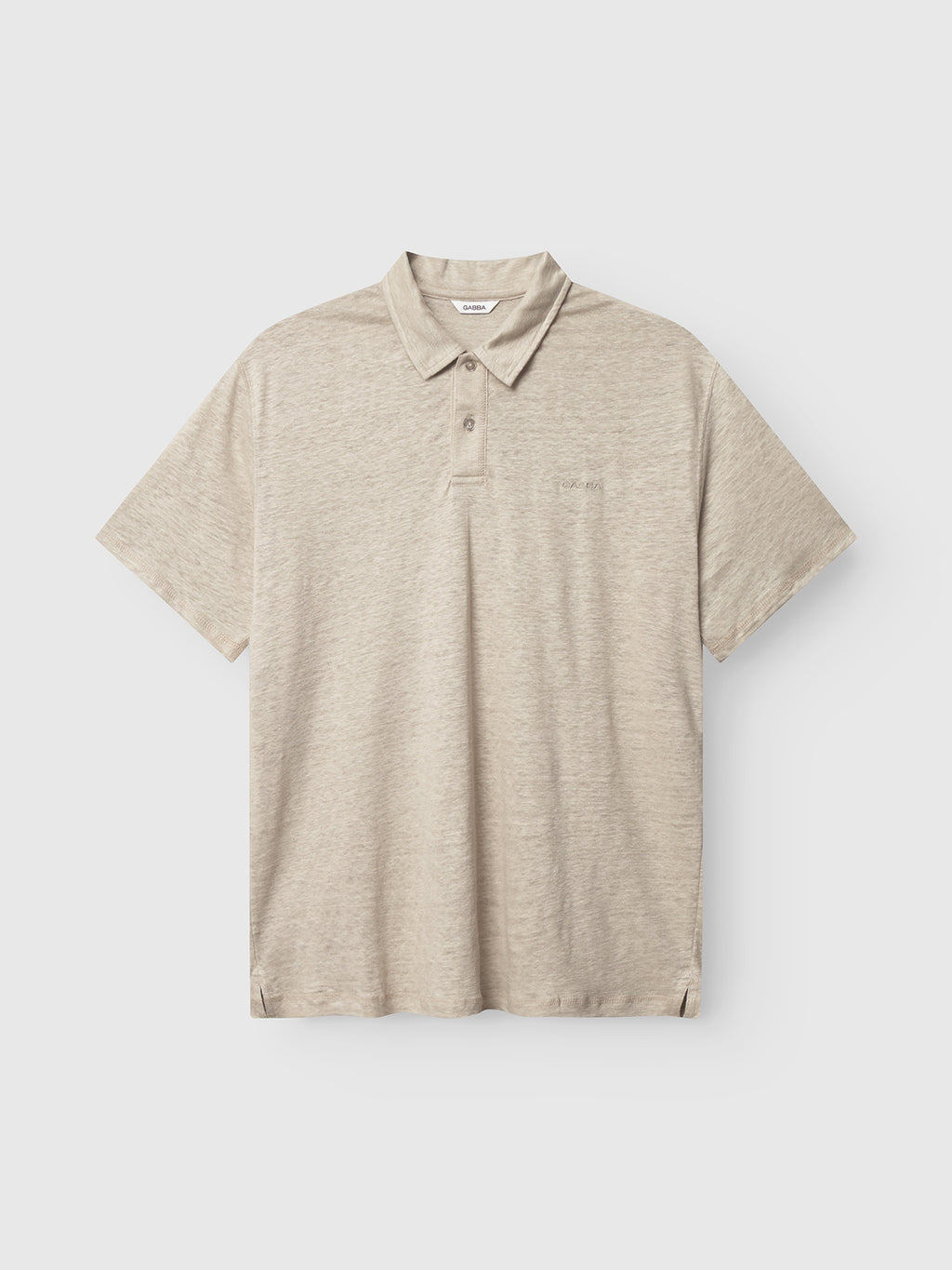 Duke Linen Polo SS - Sand Plaza