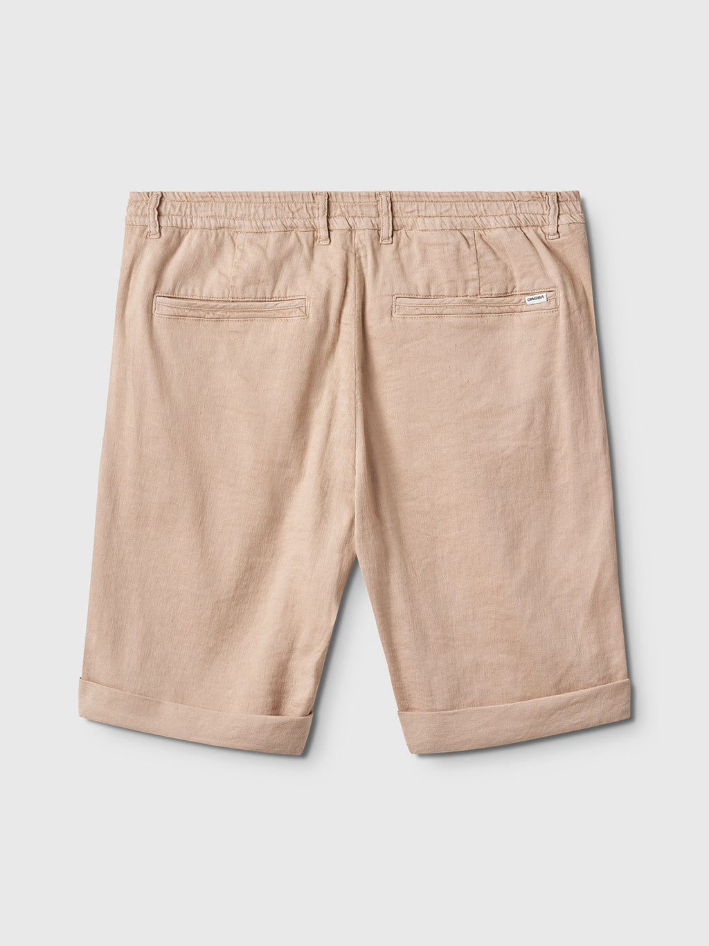 Jet Twill Linen Shorts - Humus