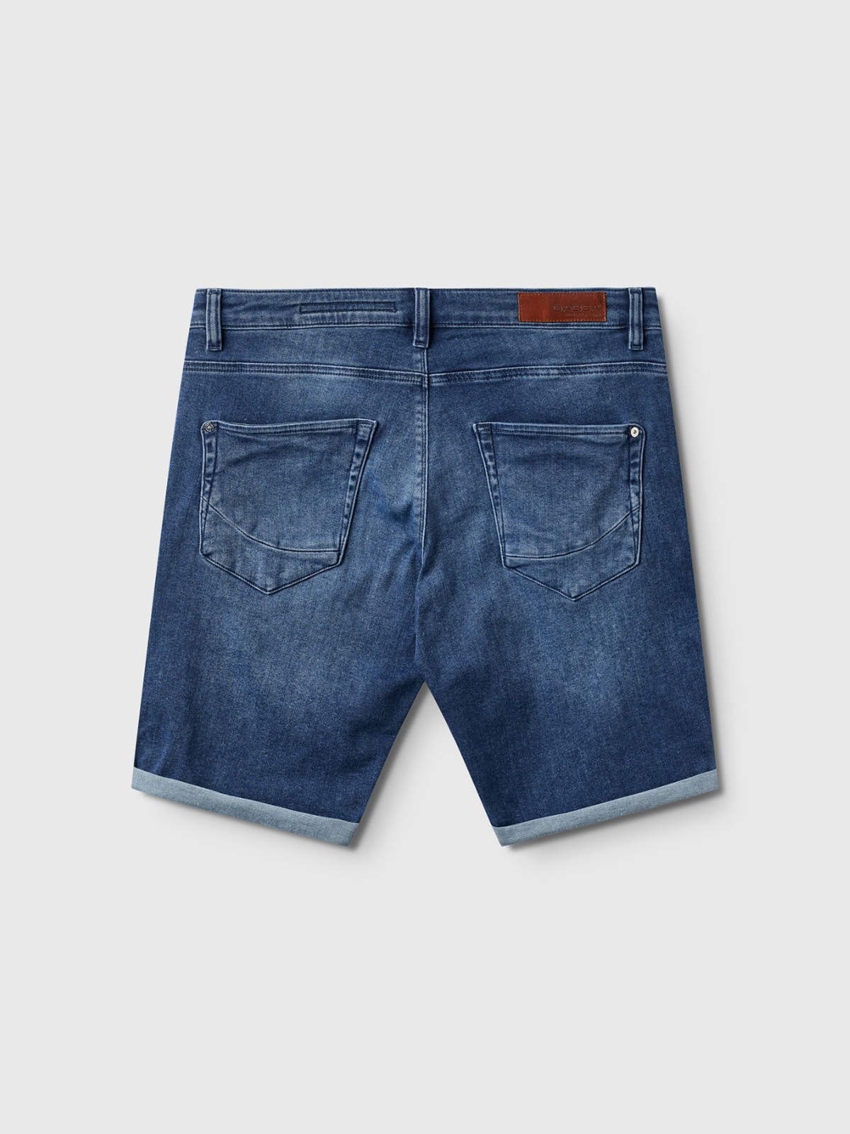 Jason K3787 SANZA Shorts - Mid Blue Denim – Gabba