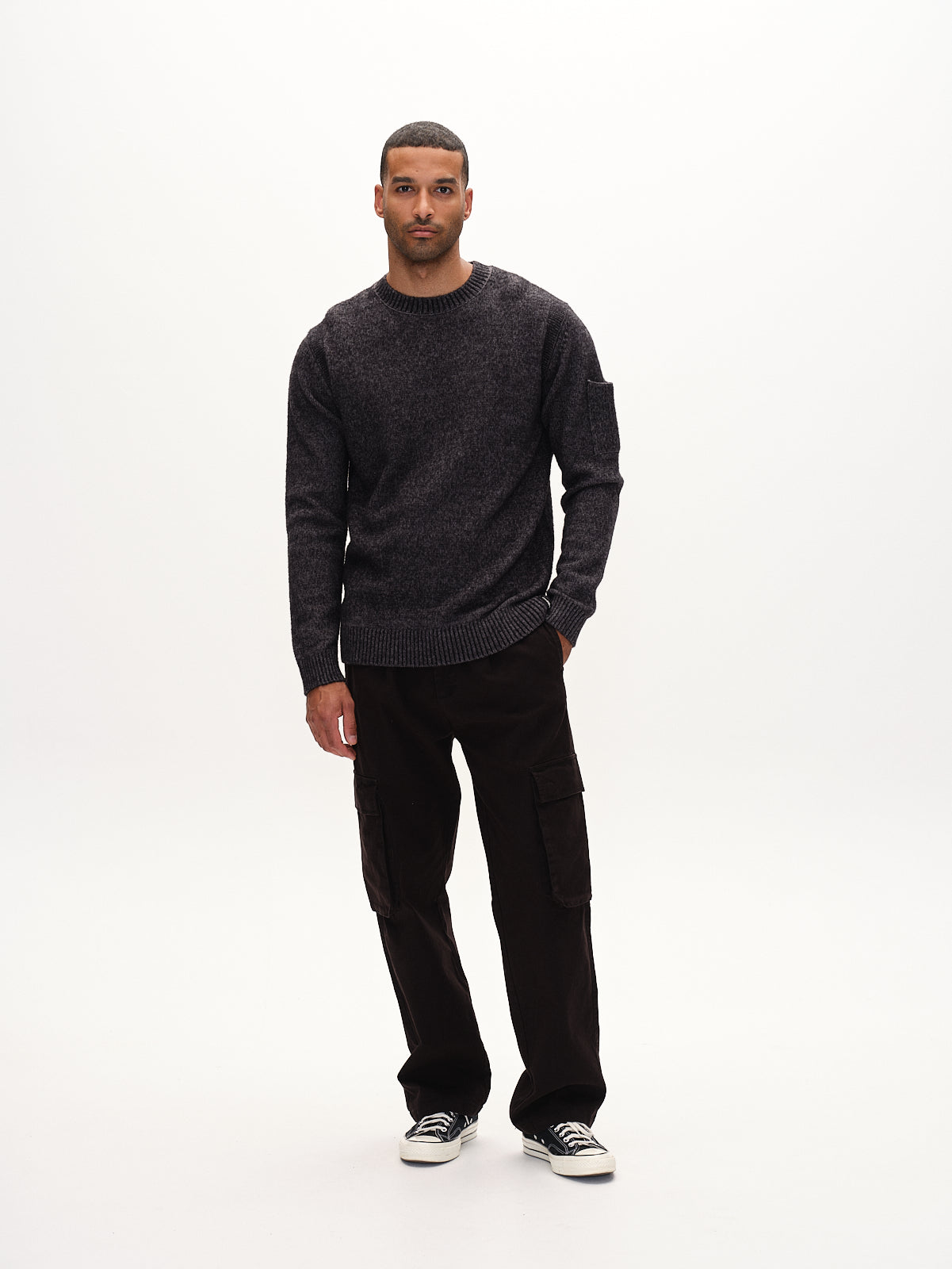 レッグウェア babaco RIBBED PANTS BROWN CHLOE_barrel_high-