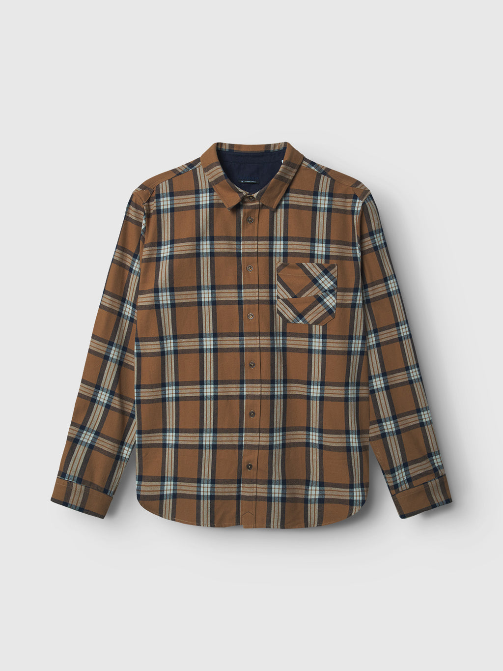 New York PKT Check LS - Brown Check