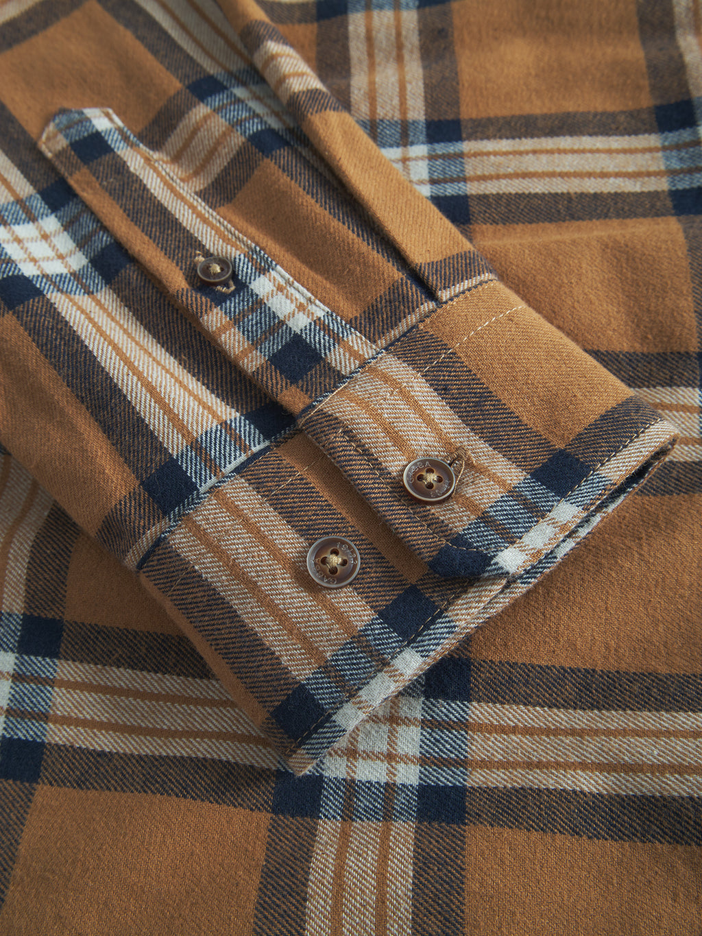 New York PKT Check LS - Brown Check