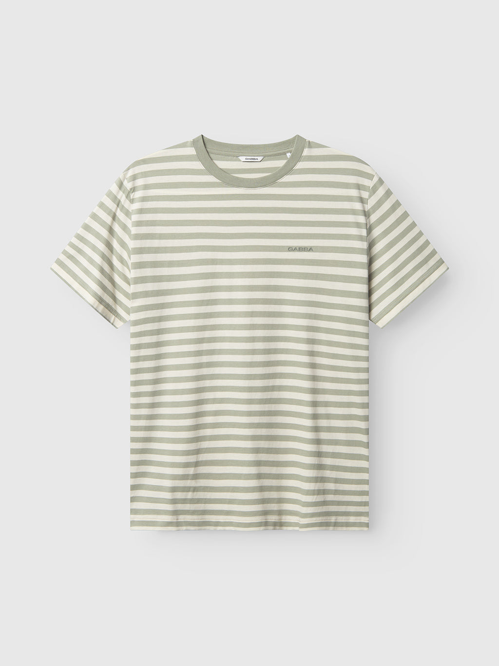 Dune Logo Stripes SS GOTS - Green Stripe