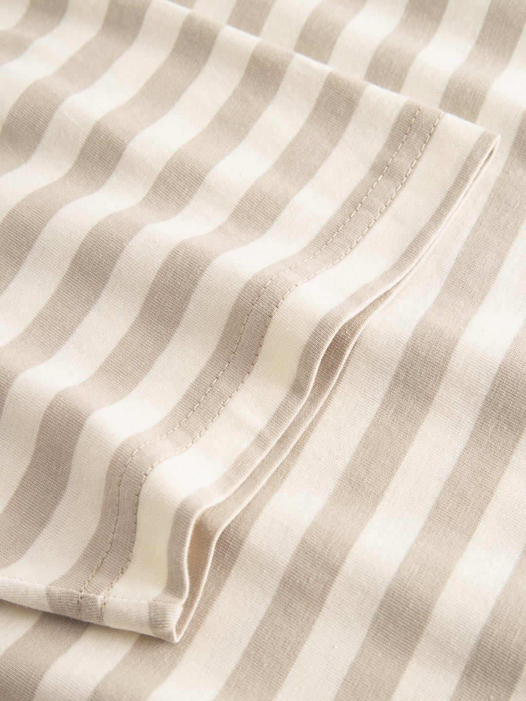 Dune Logo Stripes SS GOTS - Beige Stripe