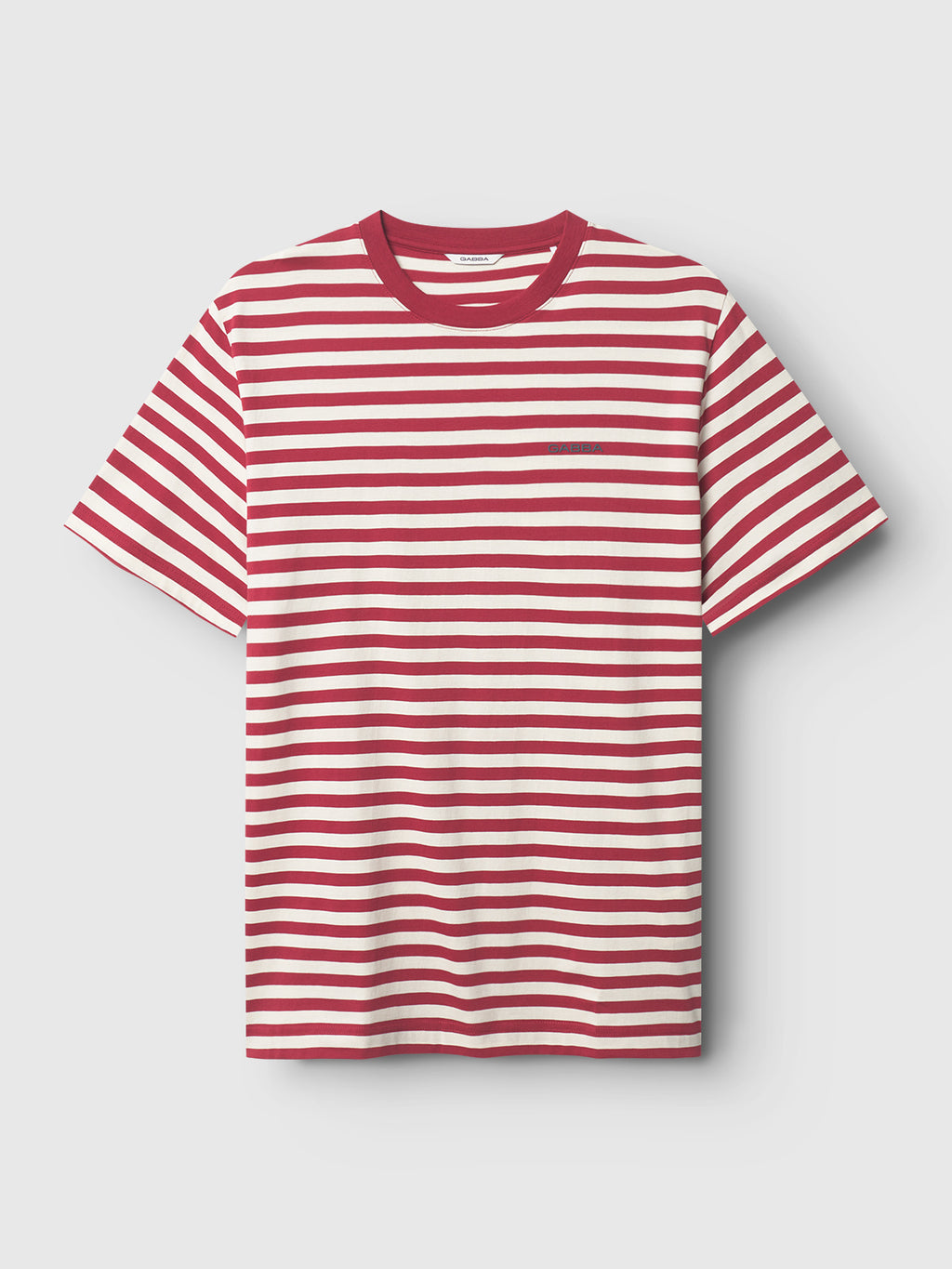 Dune Logo Stripes SS GOTS - Red Stripes