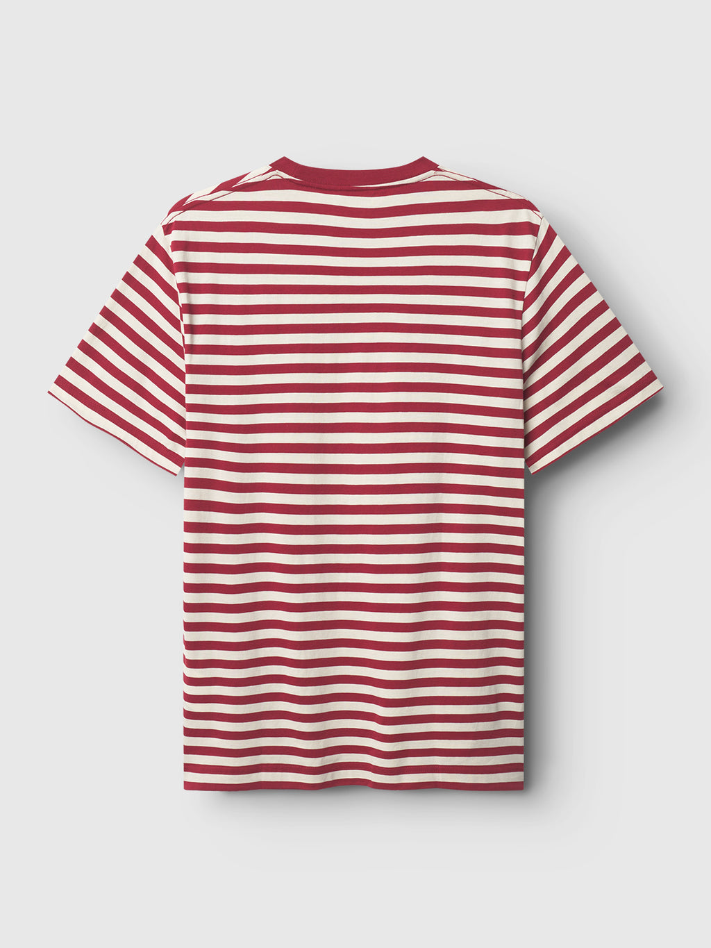 Dune Logo Stripes SS GOTS - Red Stripes