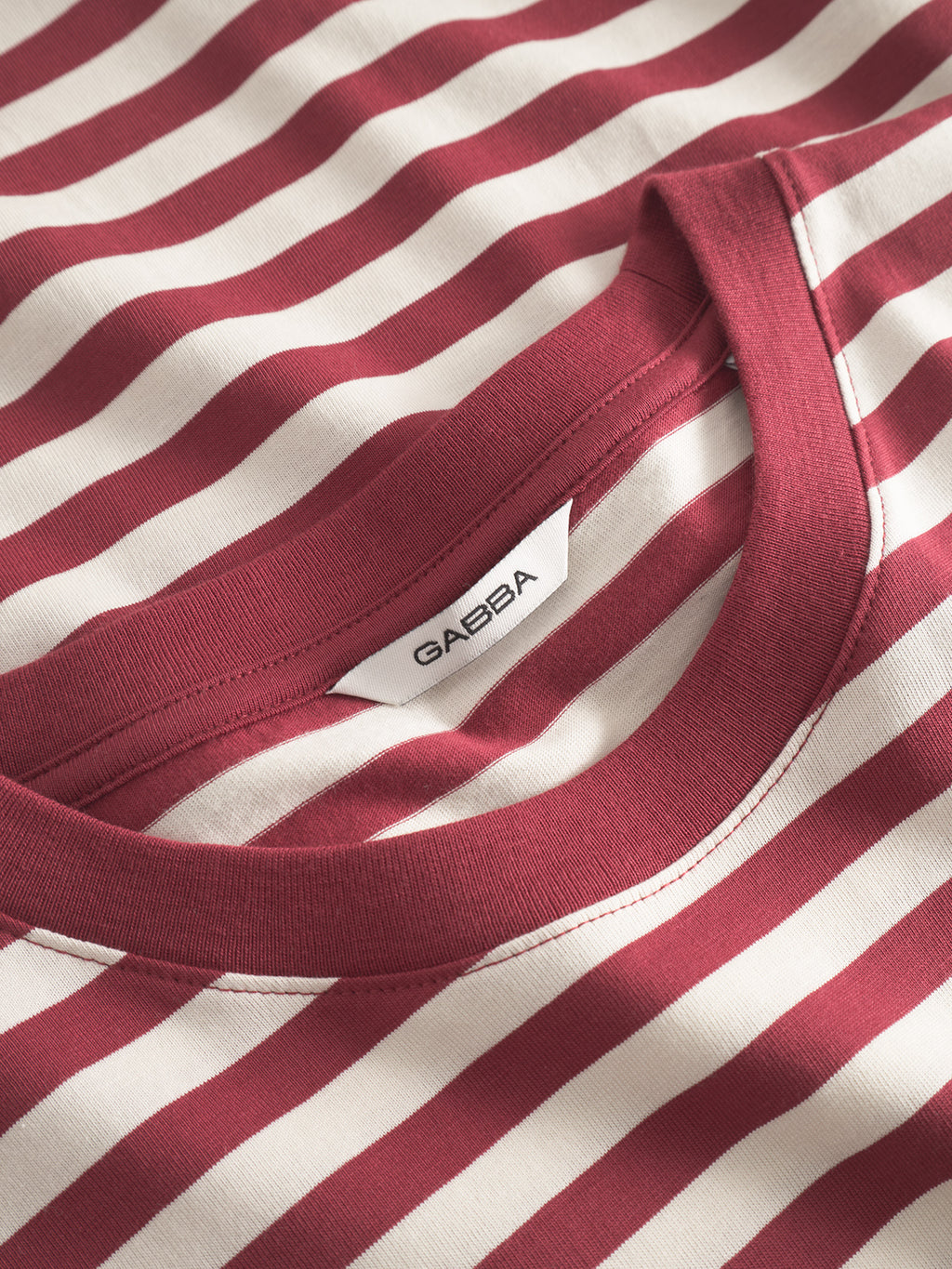 Dune Logo Stripes SS GOTS - Red Stripes