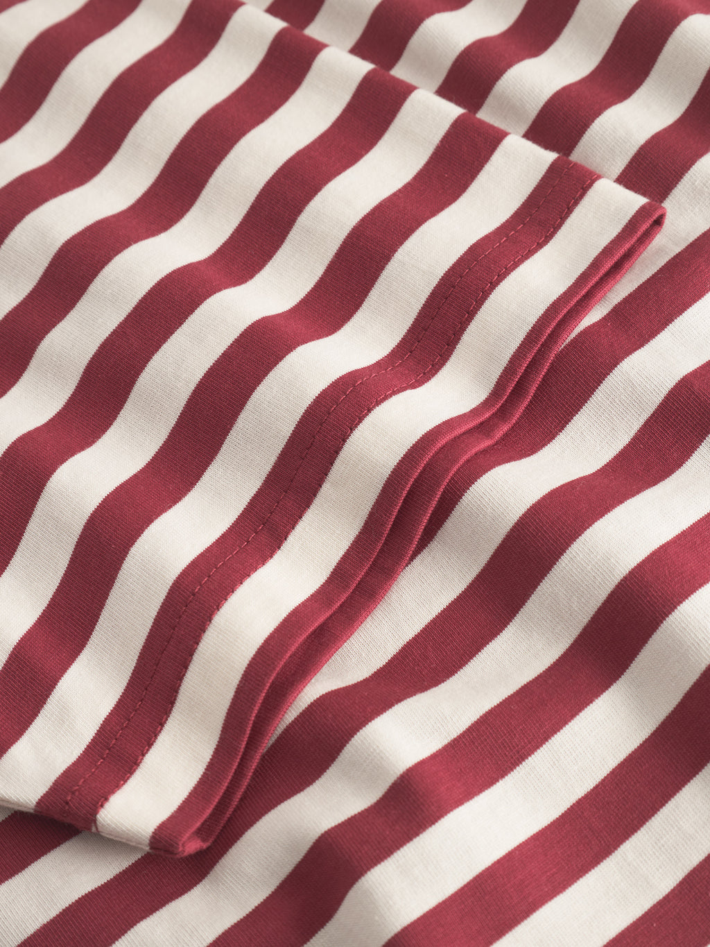 Dune Logo Stripes SS GOTS - Red Stripes