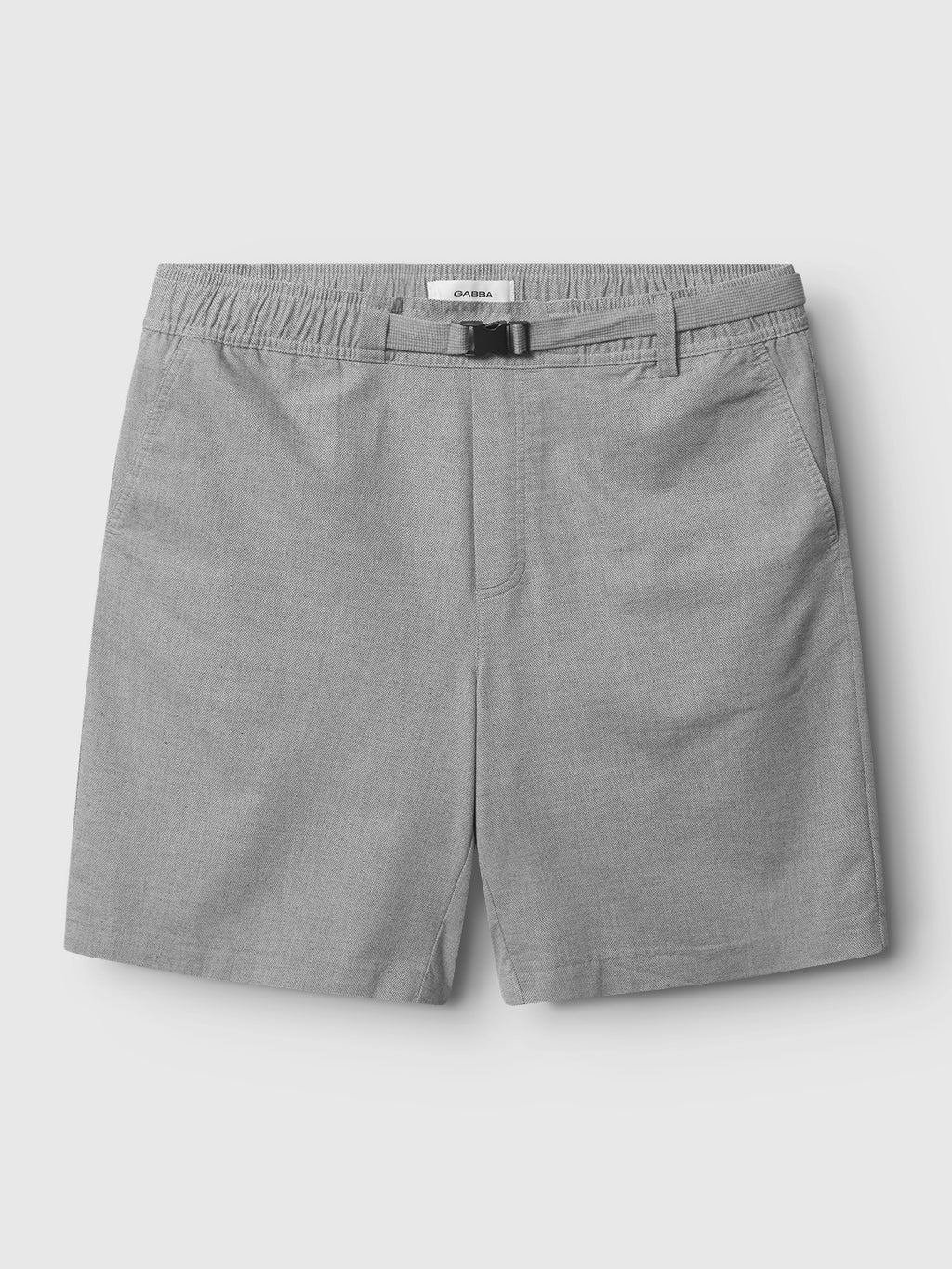 Coz Belt Carre Shorts - Lt. Grey