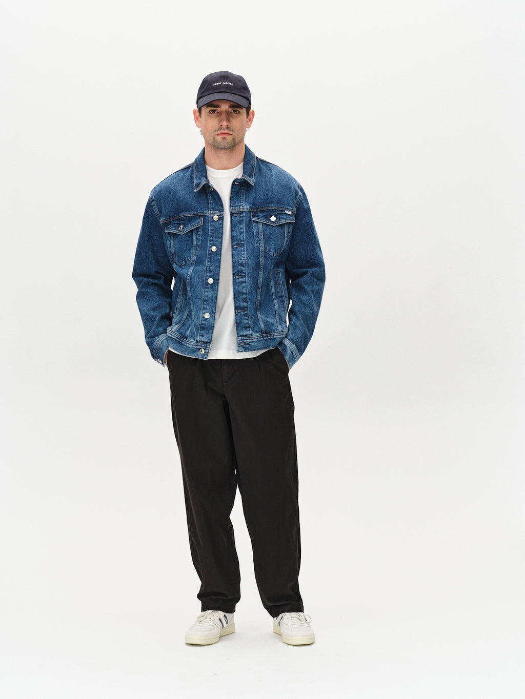 Luca Jacket - Mid Blue Denim