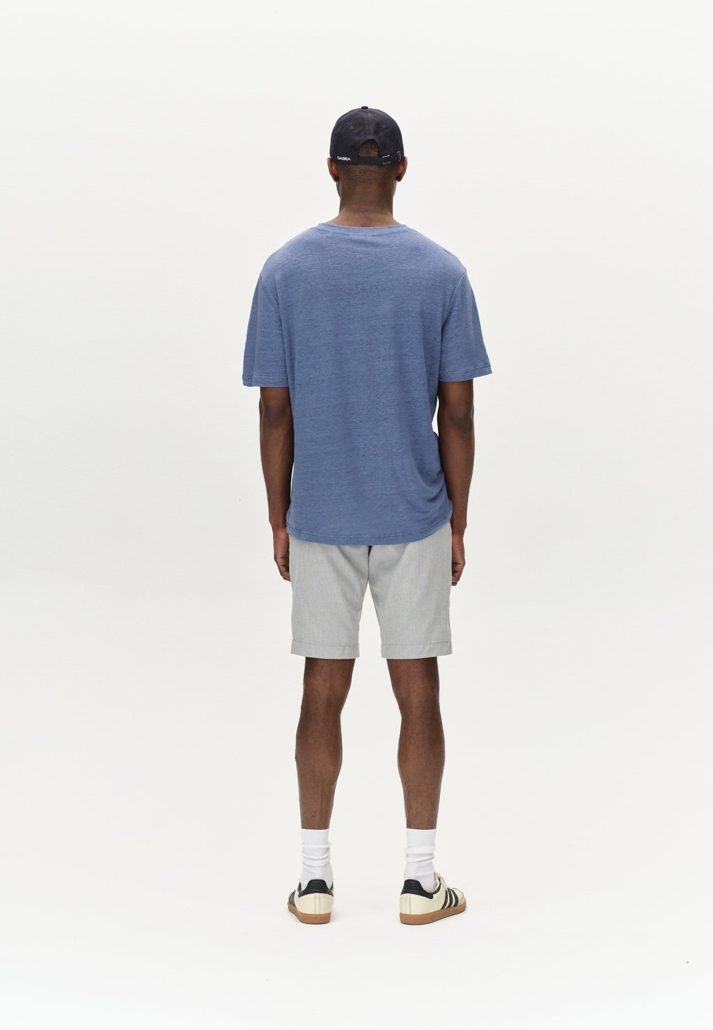 Duke Linen Logo SS - Blue Horizon