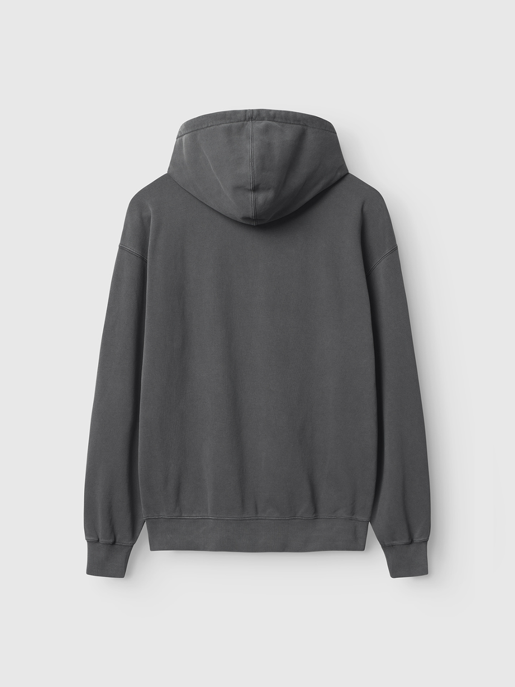 Shown from the back on a light gray background, the Gabba Mars - Black hoodie features long sleeves, ribbed cuffs and hem, an embroidered Gabba logo, and is crafted from 100% cotton.
