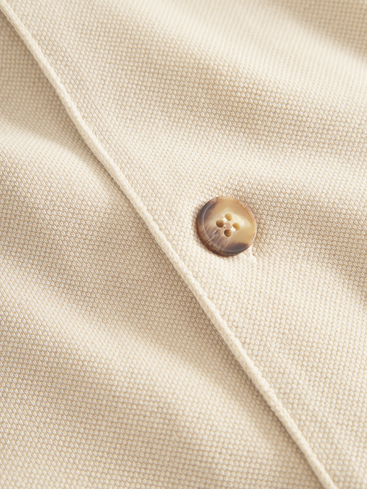 ★★ ★★ Men's Relaxed Fit Textured Pique Logo S MEN'S Melange Knit Shirt