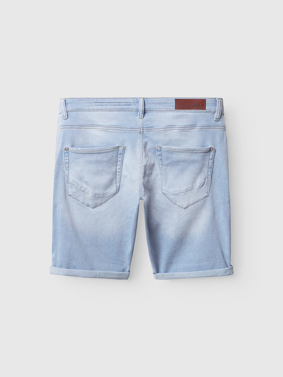 【BAON】Comu Light Blue Bermuda Washing Denim Pants BAON】[unisex] Cat Washing Light Blue Bermuda Denim PT (BAON