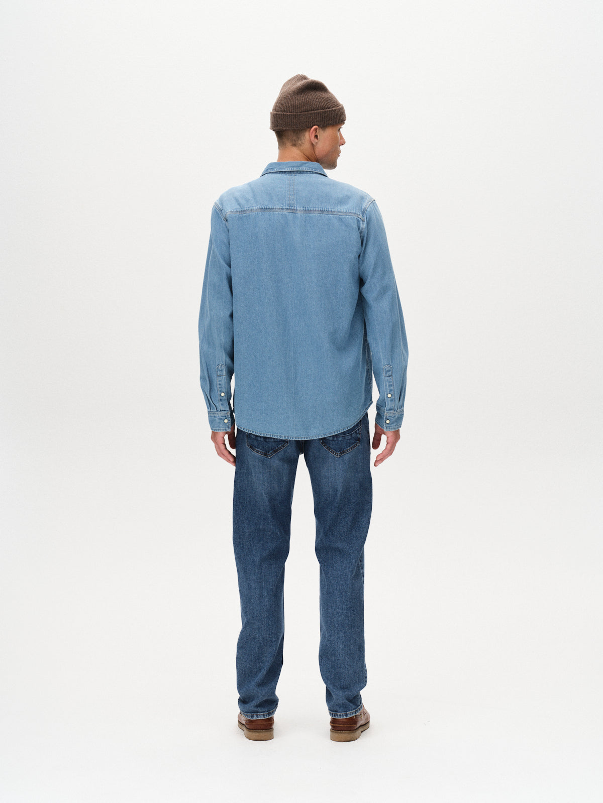 トップス SS24 visvim B.D. SHIRT L/S LT.BLUE size4 B.D. SHIRT L/S