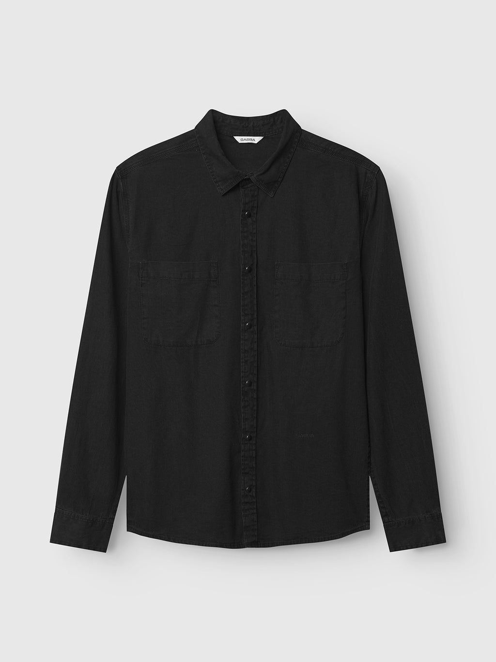 Sven Reg Denim LS - Black Denim