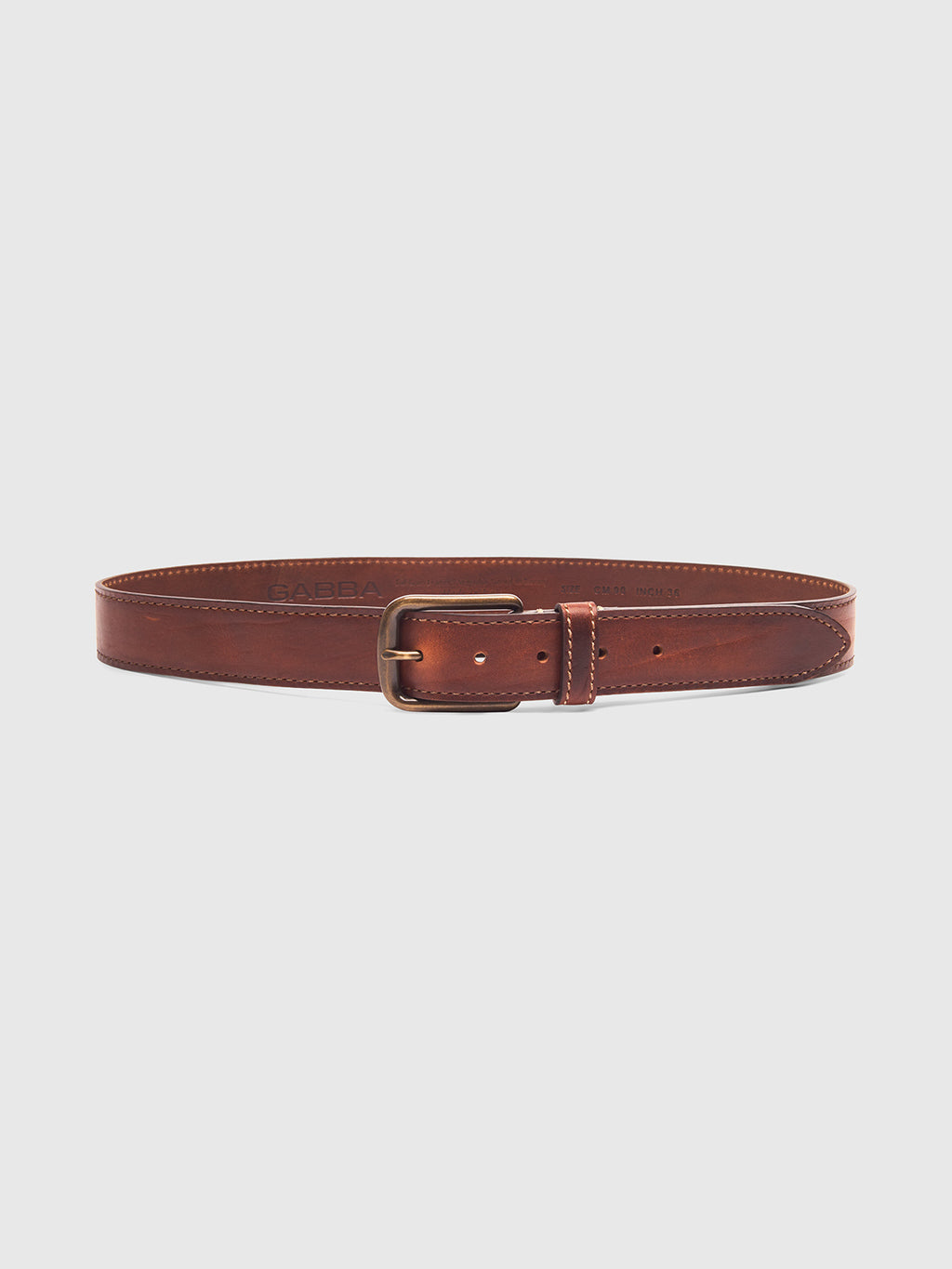 Stitch belt - Cognac