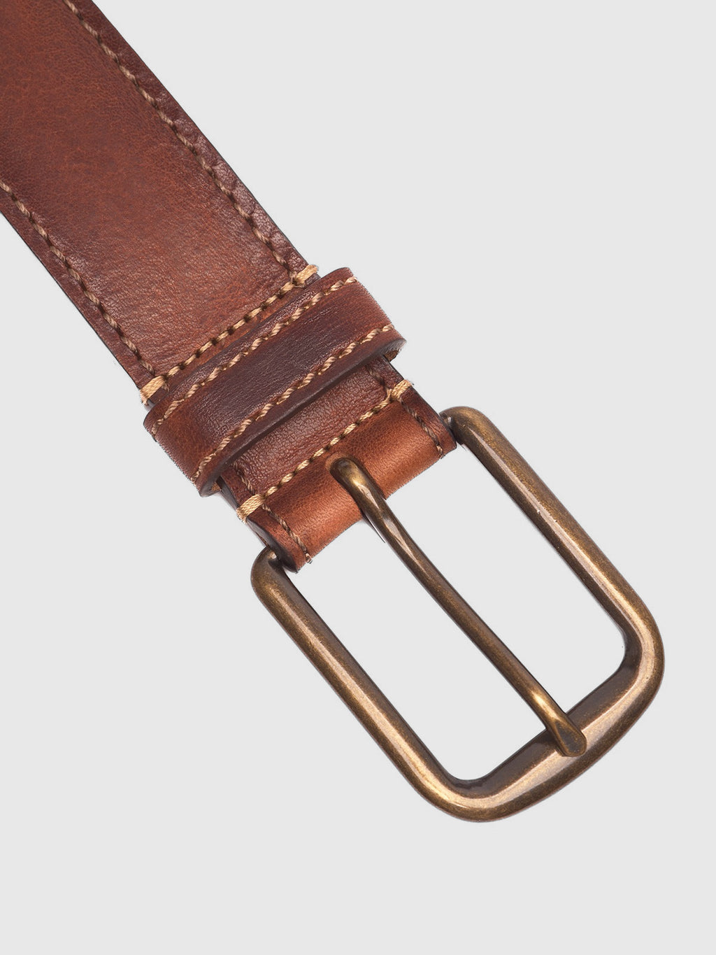 Stitch belt - Cognac