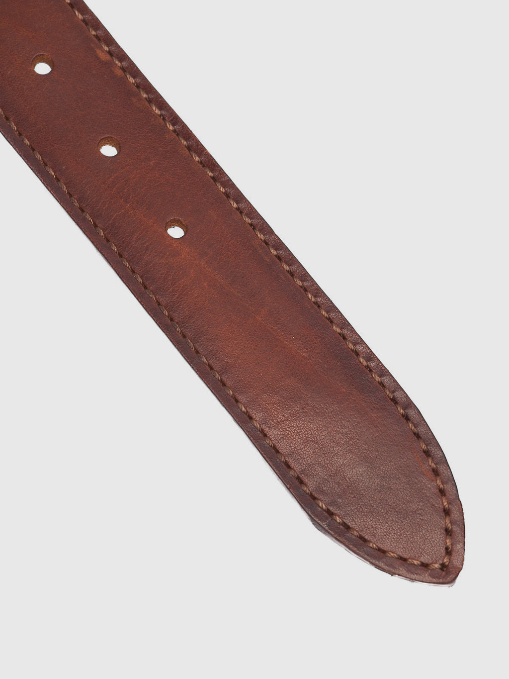 Stitch belt - Cognac