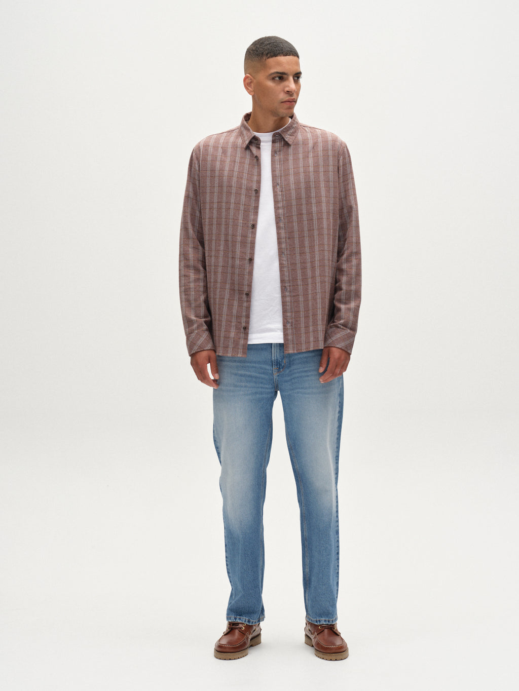 Sven Reg Herri LS - Brown Rust