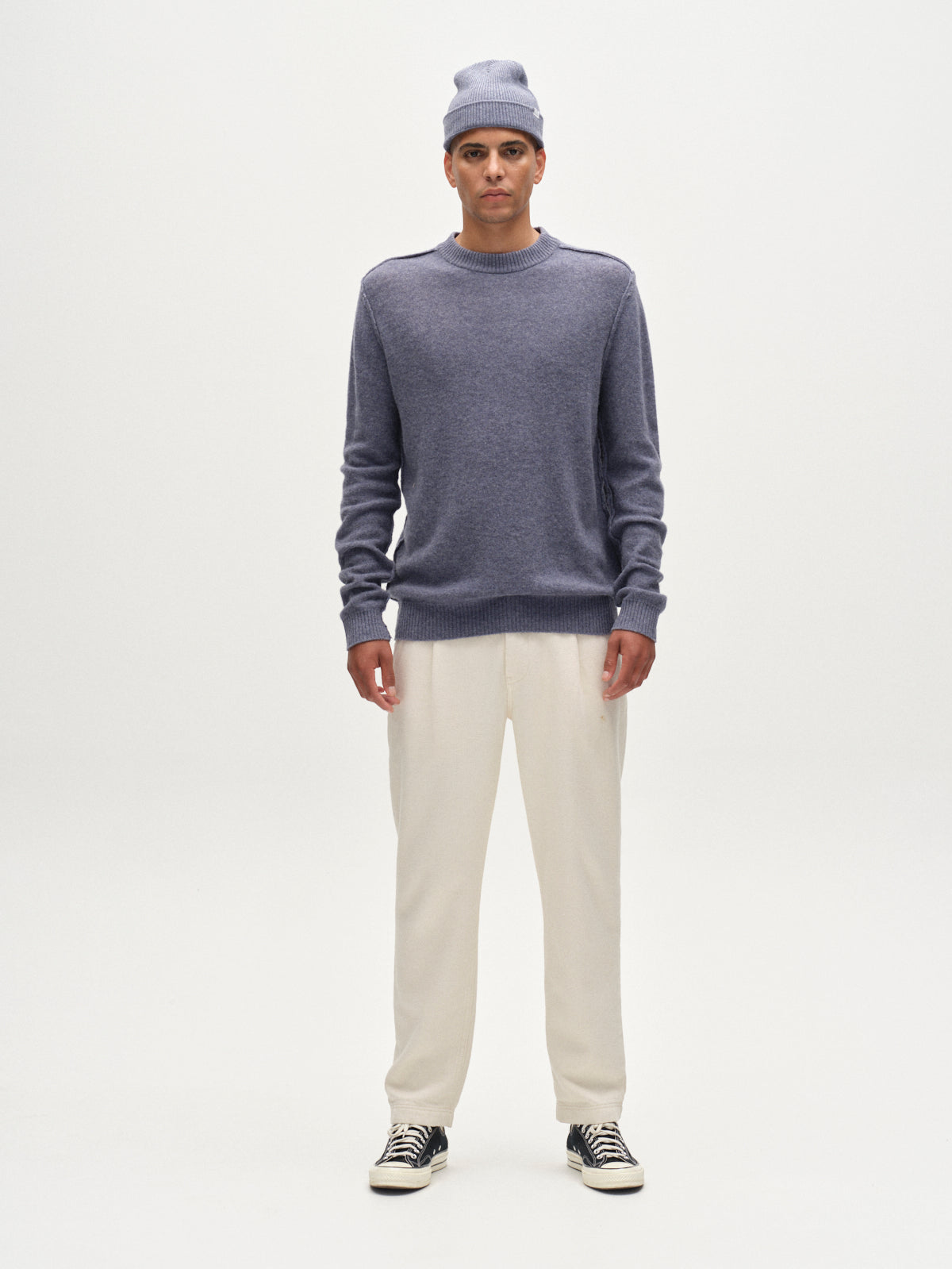 【ALUDE SELECT】bicolor shaggy knit G20ZW08_907_1_5c80c2e6-7b09-
