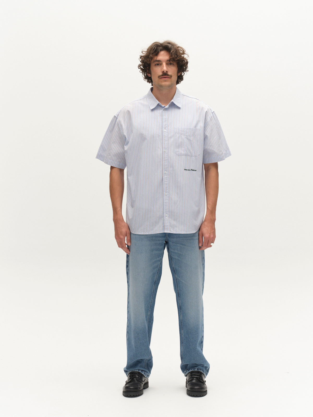 GABjens Over Bisi SS Shirt - Brown Stripe – Gabba