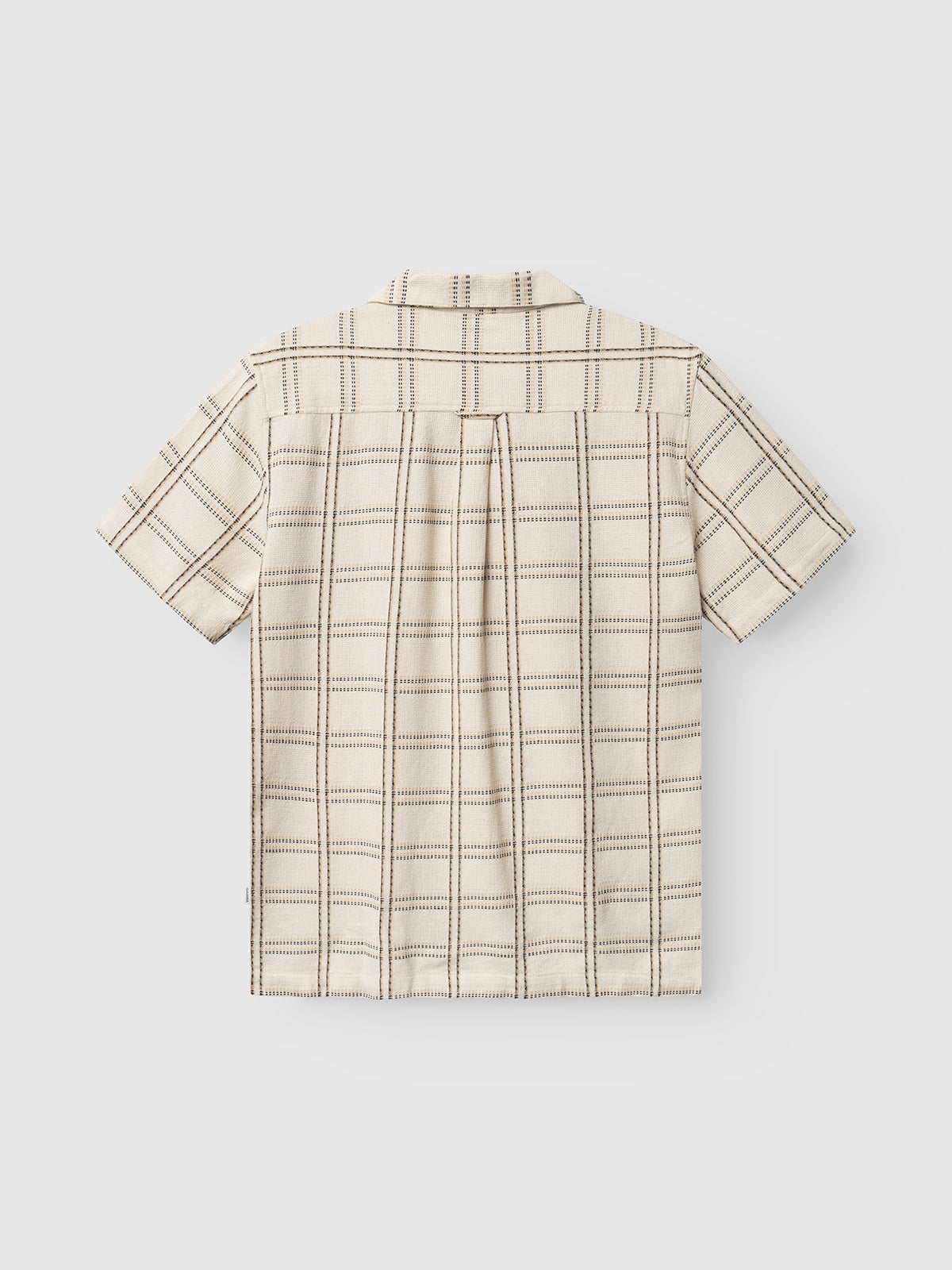 GABsven Reg Resort Wire SS Shirt - Beige Check – Gabba