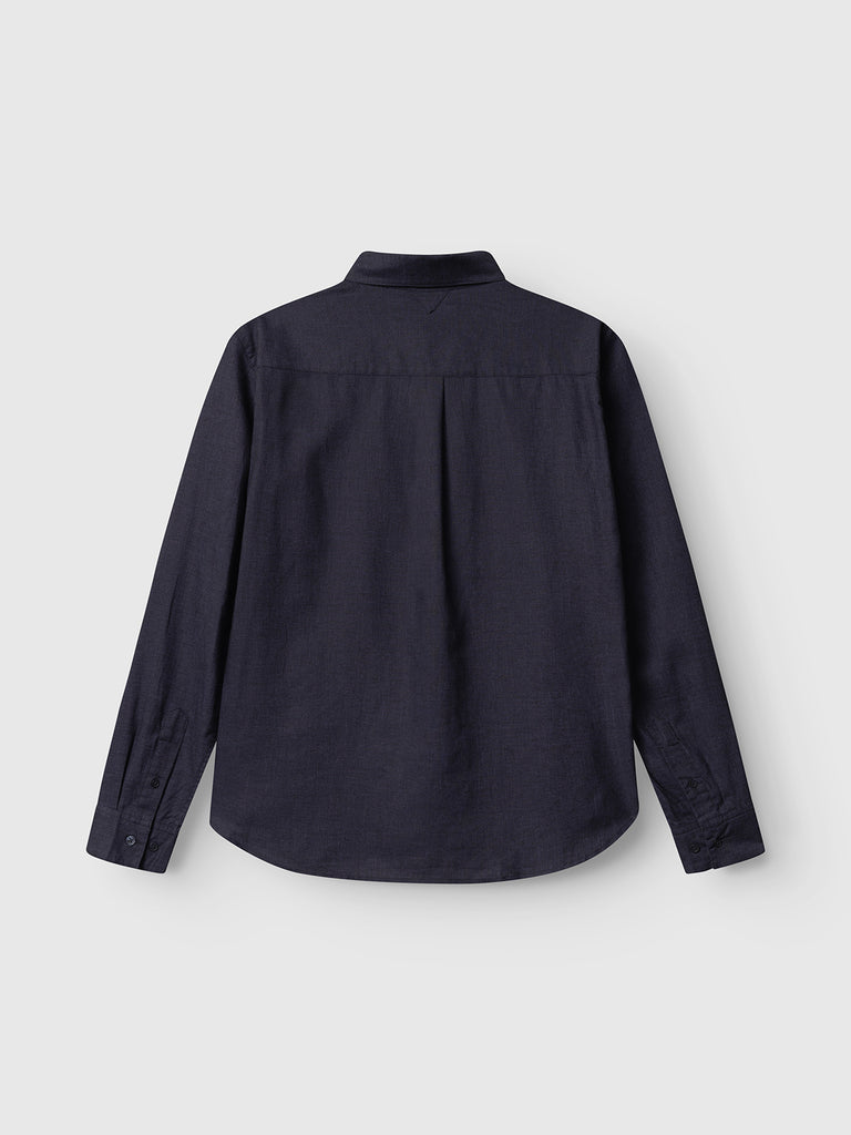 GABsven Reg Lins LS Shirt - Navy – Gabba