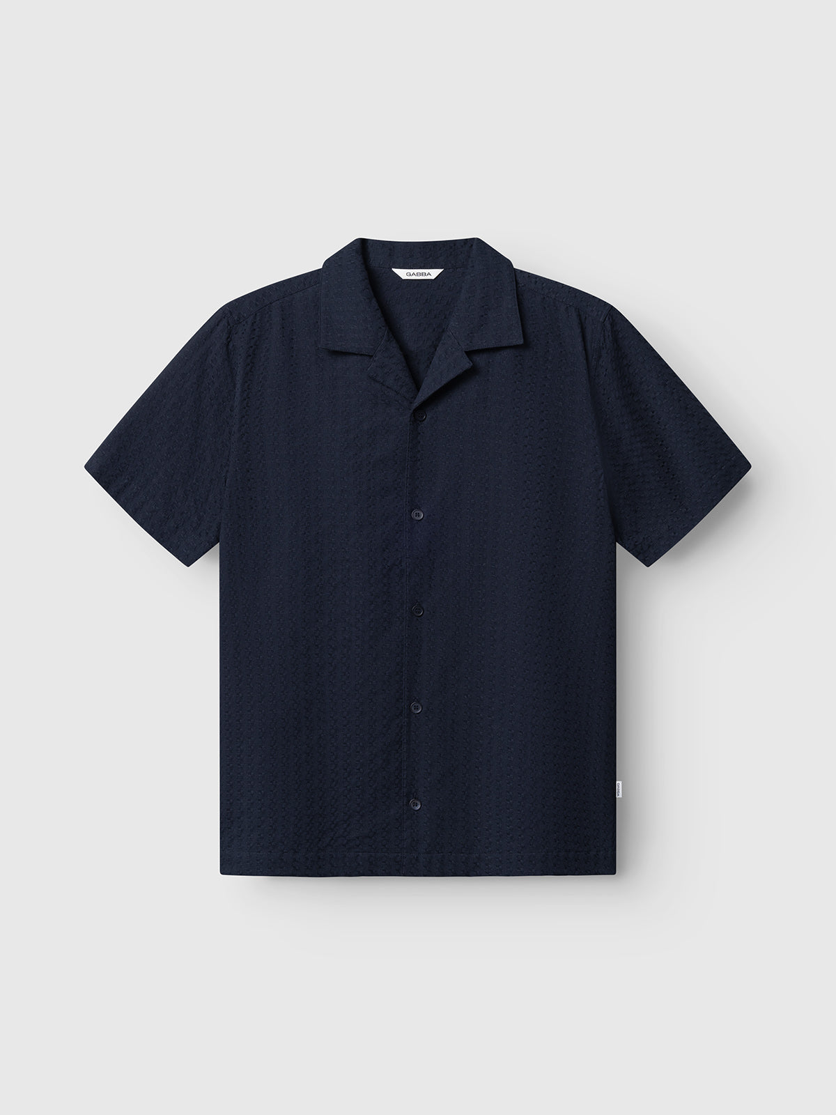 トップス sulvam 20ss Gaba no sleeve JKT GABtimo Resort Neal SS Shirt - Navy – Gabba