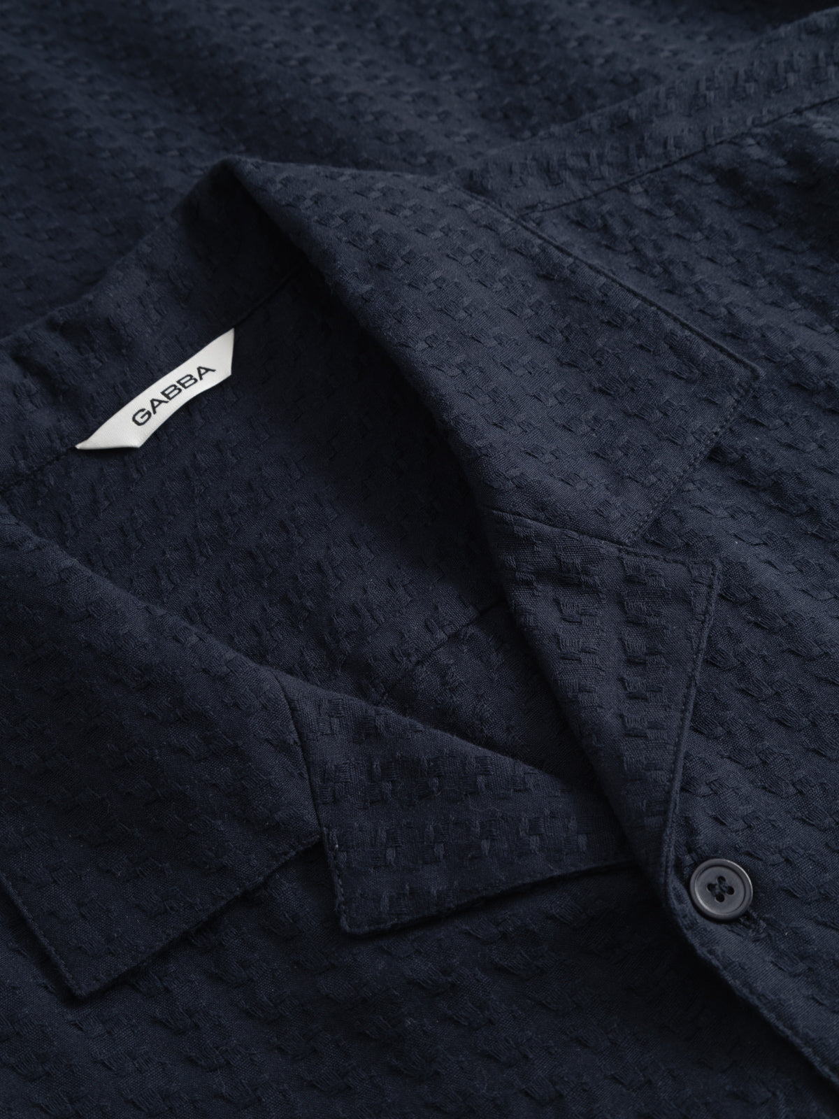 GABtimo Resort Neal SS Shirt - Navy – Gabba
