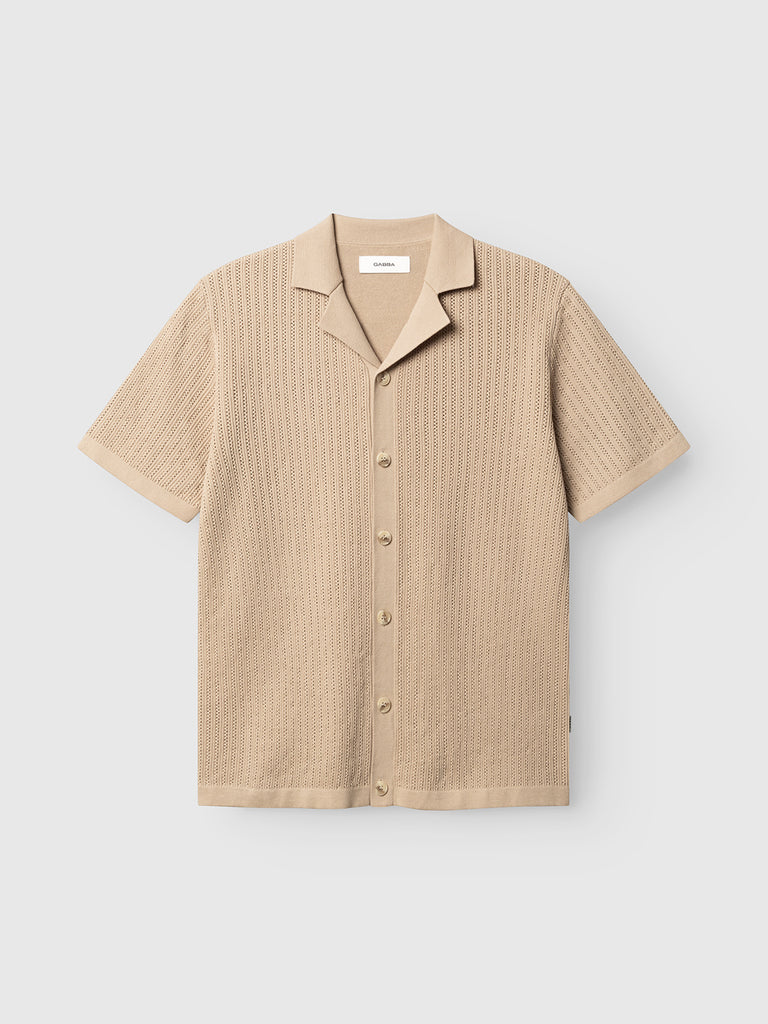 GABgeno Resort Bride SS Knit - Sand – Gabba