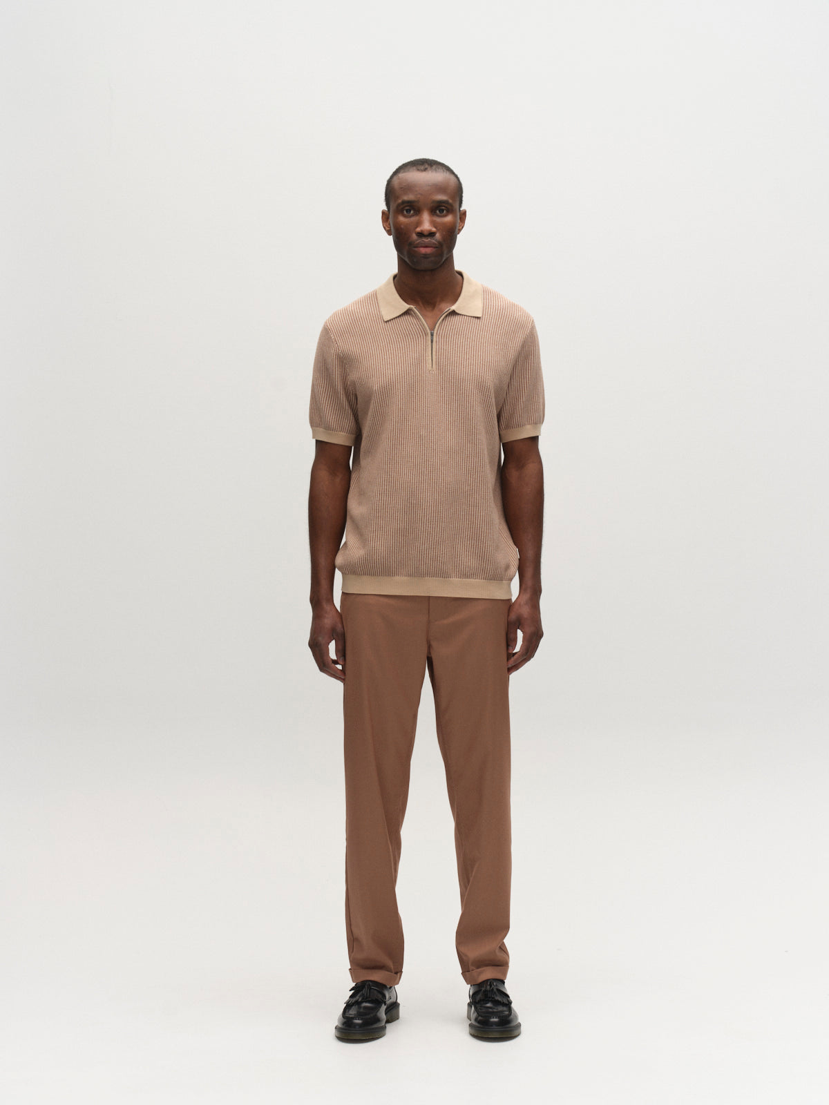 GABoswald Retro SS Knit - Walnut – Gabba