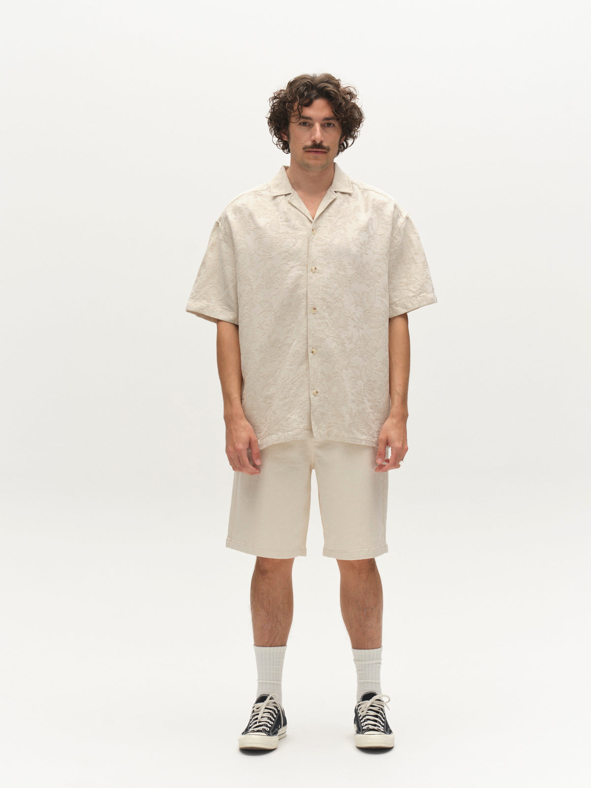 GABmox Twill Shorts - Ecru – Gabba