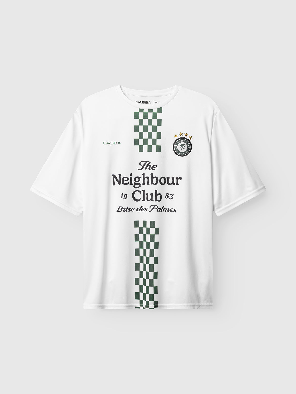 GABnigel Fut Boxy Pes SS T-shirt - White – Gabba