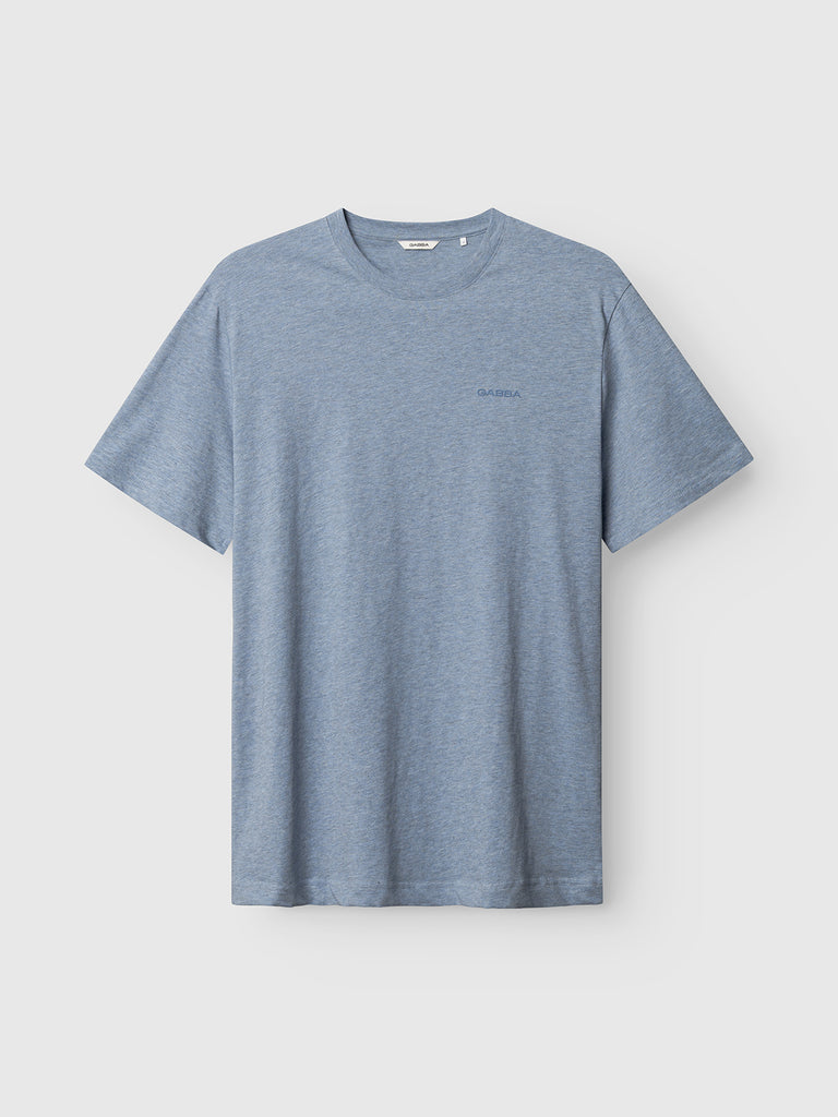 GABdune Melange New SS T-Shirt - Blue Melange – Gabba