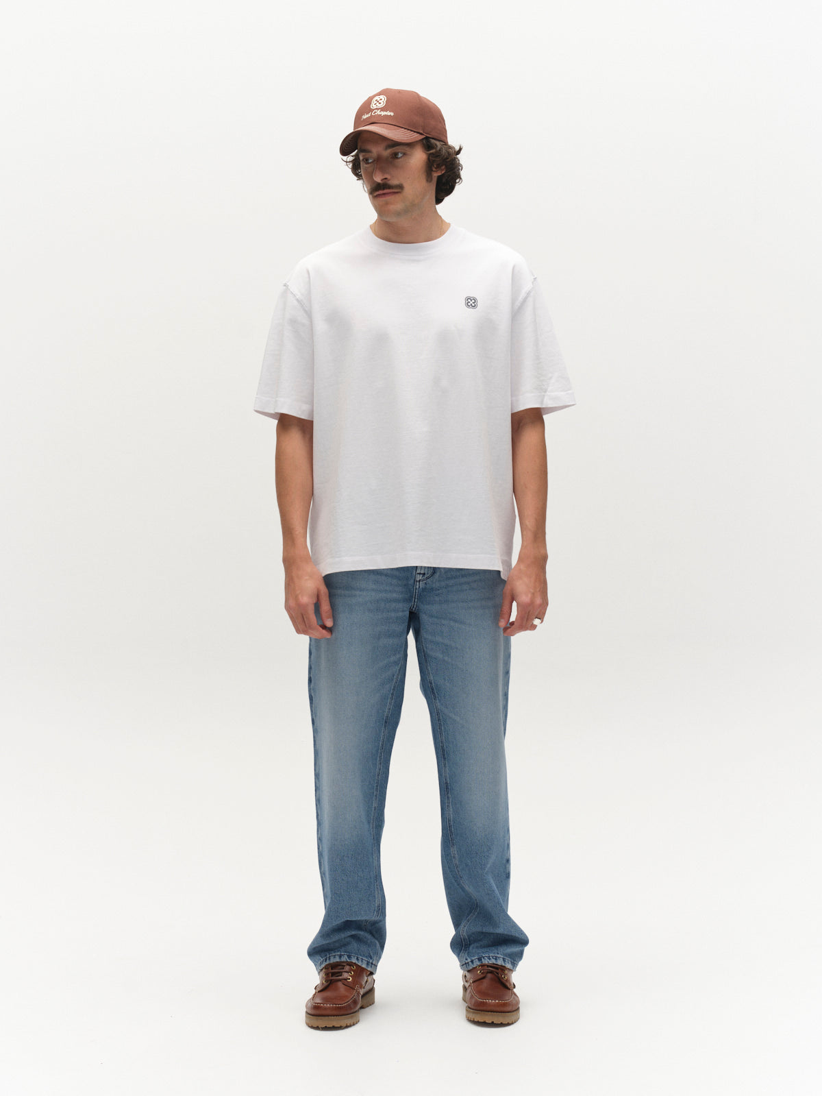 GABlegin Wix Chap Boxy Hour SS T-Shirt - White – Gabba