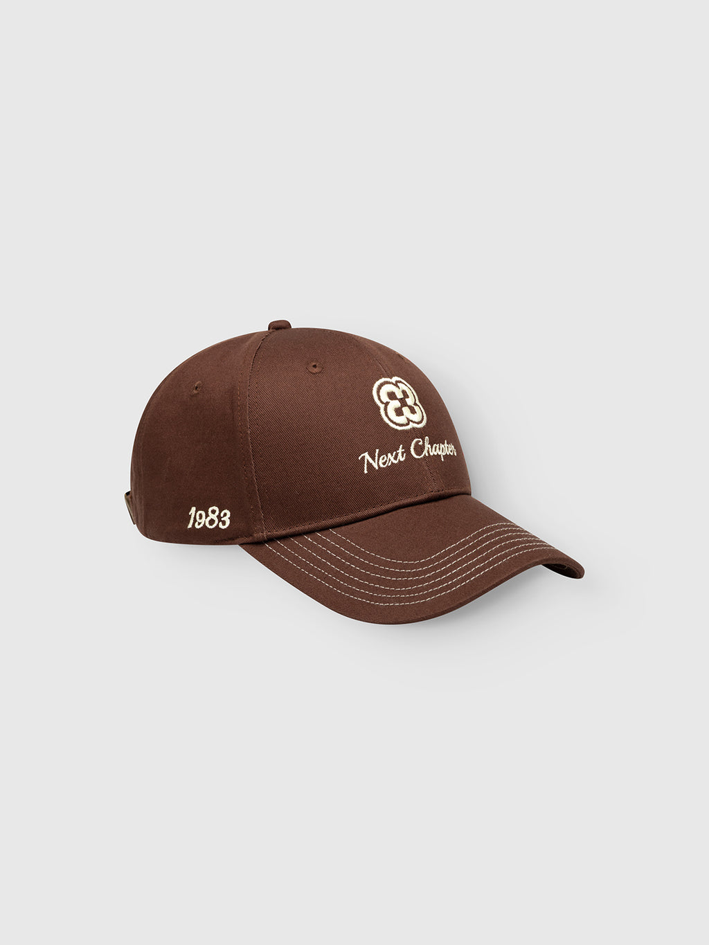 The Gabba GABchap Cap - Brown Choco is a brown embroidered cap with 