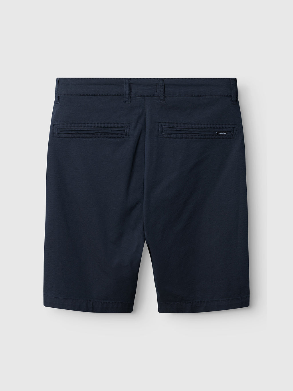 Gabba GABjet K3280 Dale Shorts in navy shown from the back, featuring a relaxed fit, two back welt pockets (one with a black label), and belt loops for comfort and versatile style.