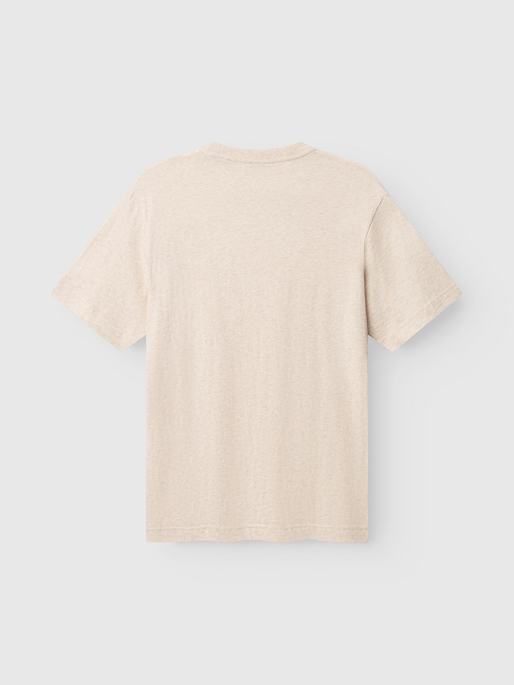 Gabba Dune Melange SS - Lt. Sand short-sleeve jersey t-shirt with a soft feel, shown flat with the back side up on a light gray background.