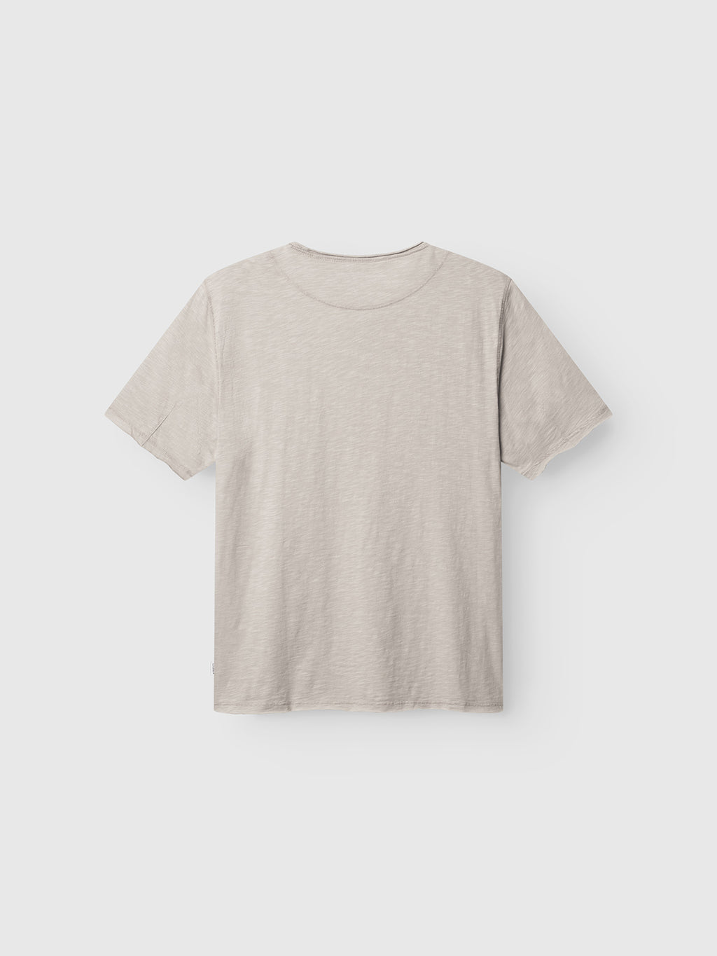 The Gabba GABkostant New SS - Grey Paloma t-shirt is shown against a white background, featuring a crew neck and classic design in light gray slub fabric for effortless style.