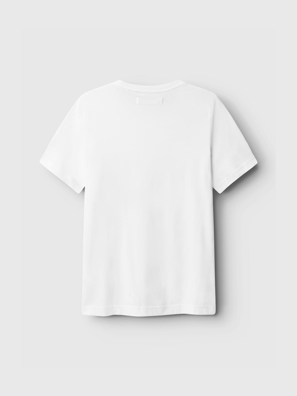 The Gabba GABdune Logo GOTS SS T-Shirt in white, featuring a classic fit and organic cotton, is shown from the back against a light gray background.