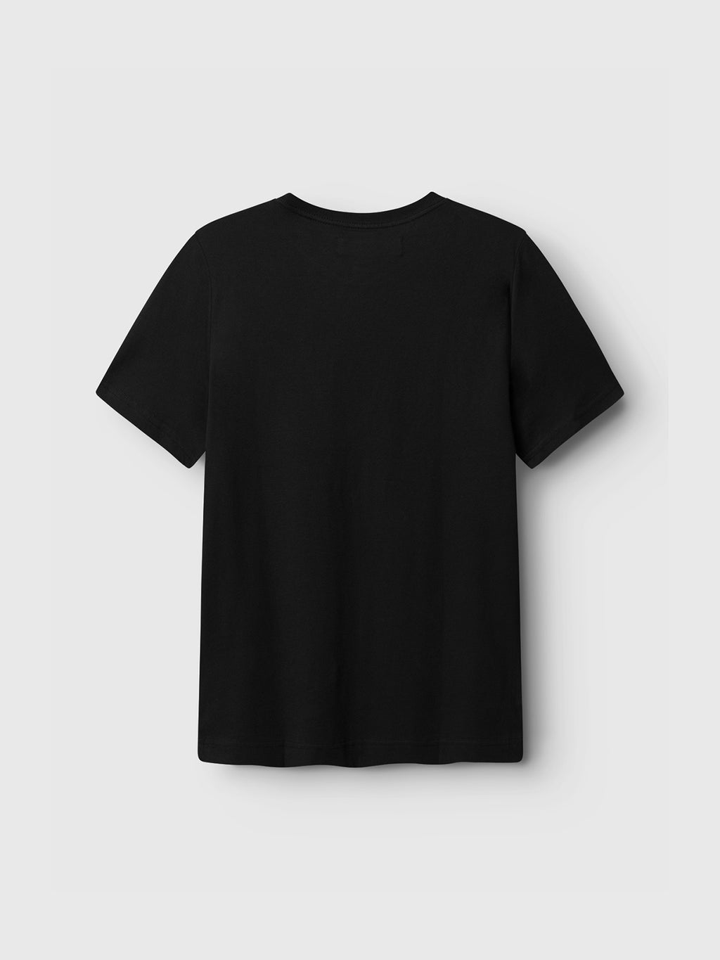 The Gabba GABdune Logo GOTS SS T-Shirt in black, shown in classic fit from the back on a flat light gray background, features a plain design with no visible logos or graphics.